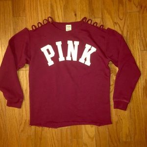 Victoria’s Secret Pink ladder cutout crew Small